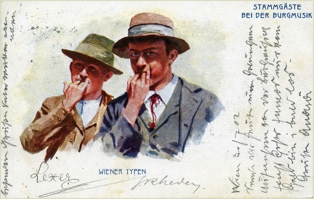 Wiener Typen - Stammgäste bei der Burgmusik